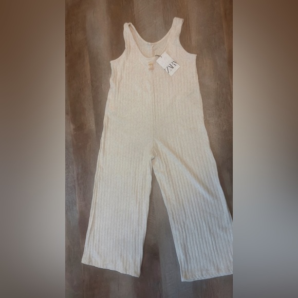 Sleeve jumpsuit cream - Picture 2 of 2